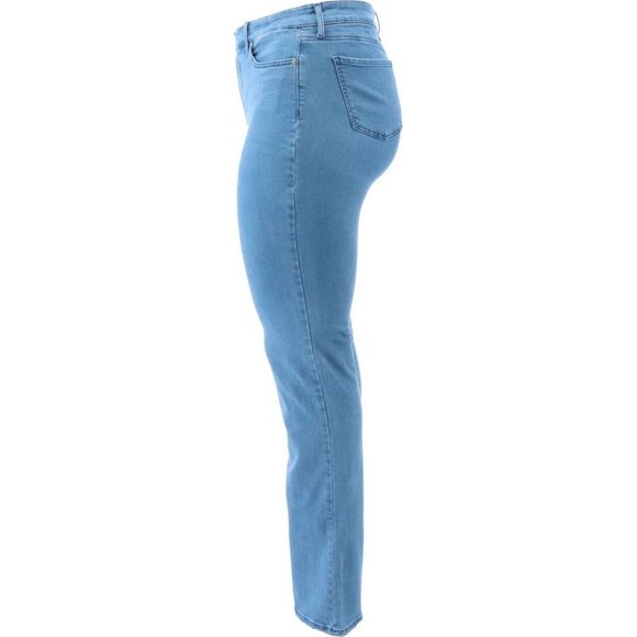 NWT NYDJ MARILYN STRAIGHT-LEG JEANS DOUBLE BUTTON MINA MINA 22WP (WOMEN PETITE) - Picture 3 of 13